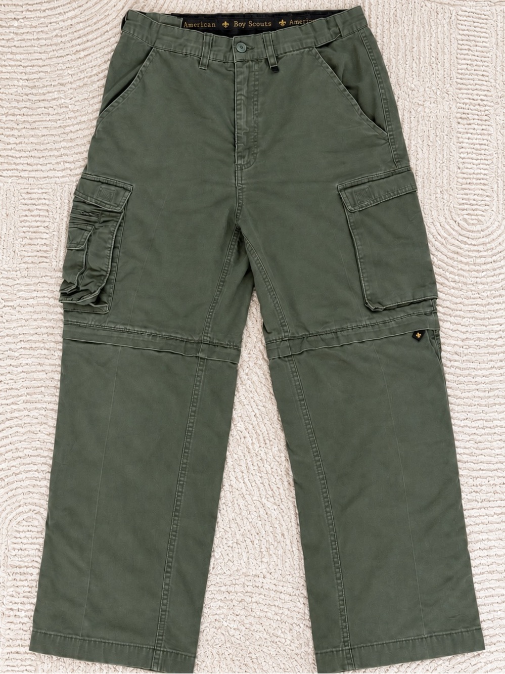 Boy Scouts of America Women’s Convertible Cargo Pants– Size 8